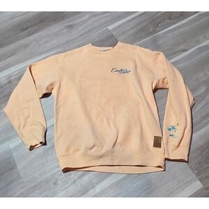 Forever Sun Endless Summer Peach Crewneck Sweatshirt S Women Graphic Print Logo